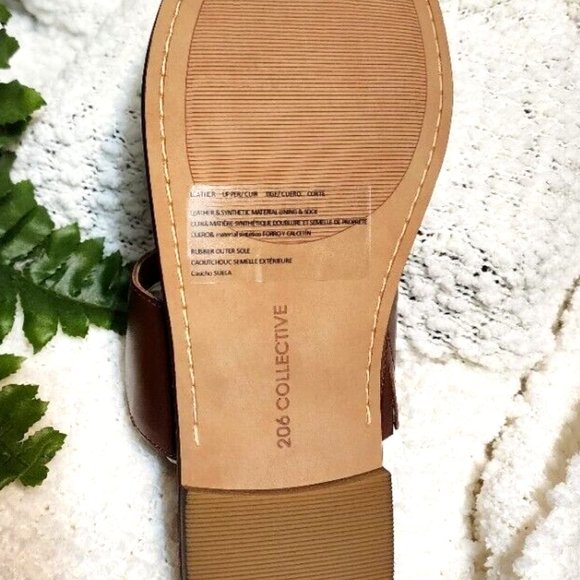 206 Collective Women's Open Toe Cedar Casual Slingback Sandals, Size 11M, NIB - Picture 6 of 11